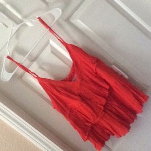 G.B. Tangerine Sleeveless Top